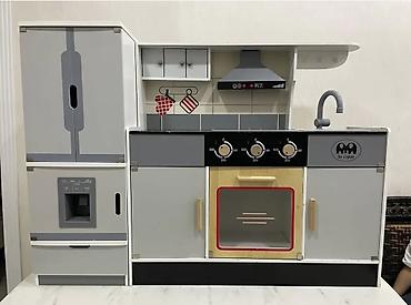 mebel islenmis: Uşaq üçün taxta oyuncaq mətbəx dəsti 250alinib satilir 100m içerisinde — 1
