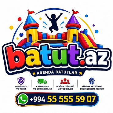 Batut.az – icarəyə batutlar - Uşaqlar üçün rəngarəng şatırlı şişmə