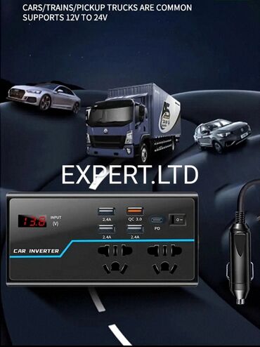 İnverterlər: Yeni Inverter, 100-300 Vt, 12 - 220 volt, Ünvandan götürmə, Ödənişli çatdırılma — 7