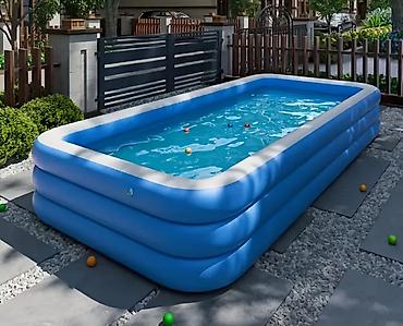 İdman və istirahət: 🌊 Elektron Nasos HƏDİYYƏ! 🎁 INTEX Şişmə Hovuz – Yay üçün ideal seçim! — 1
