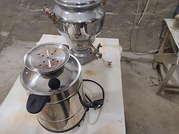 caydan caynik desti: Giymet 1 ayiti Paslanmayan metaldan hazırlanmış 2 ədəd samovar/çay — 2
