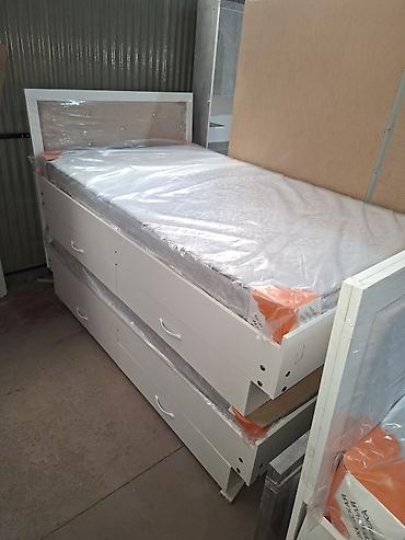 bunk bed: Односпальная кровать, Новый, С мягким изголовьем, длина - 200 см — 3