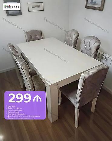 - Məhsul: Masa dəsti - Ölçülər: 90 × 160 sm - Mexanizm: Açılmayan -