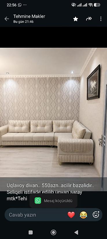 Uqlavoy divan. 550azn. acilir bazalidir. Seliqeli istifade edilib