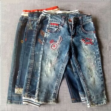 джинсы утепленные: Джинсы и брюки, цвет - Синий, Б/у