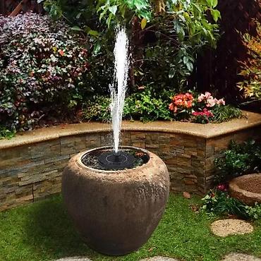 igracke za bazen: Solarna fontana/pumpa za vodu za bašte, ribnjake i pojilice za ptice — 5