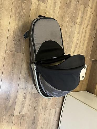 Коляски: Коляска, цвет - Черный, Б/у — 2