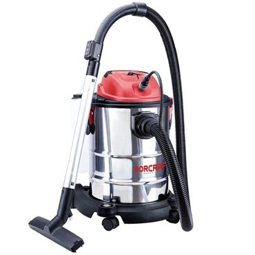 Строительные пылесосы: Пылесос Worcraft ROLF полисос 30литр мойшый без мойшый 6 месяцев — 2