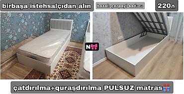dosek satisi: Satılır:*Birbaşa istehsalçıdan BAZALI çarpayı*💚 Qeyd:Yenidir,sifarişlə — 1