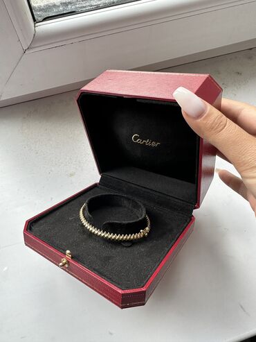 cartier 750 кольцо цена 52833a: Браслет, Проба 585, Женские, Новый