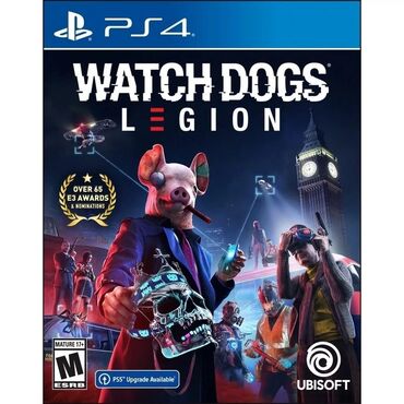 Oyun diskləri və kartricləri: PlayStation 4 watch dogs legion oyun diski