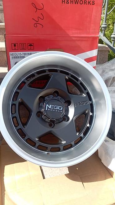 R17 Диски усиленные на внедорожник NEGU Satin black mat R17 6-139.7