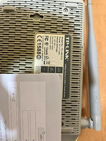 Modemlər və şəbəkə avadanlıqları: 3 eded modem, ishlek veziyetdediler, 2 eded adapter ustunde verilecek — 4