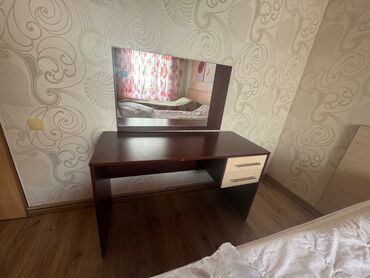 заборы бишкек: Туалетный столик, С зеркалом, цвет - Коричневый, ЛДСП