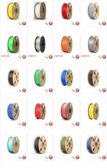 Ostali elektro materijali: PLA/PLA+/PVA filament za 3D štampače – 1,75 mm, kotur 1 kg - Tip — 18