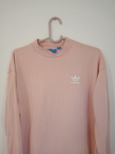 šantung svila haljine: Adidas Originals XL (EU 42), color - Pink, Other style, Long sleeves