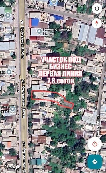 чолпон ата участки: 8 соток, Для бизнеса, Красная книга, Тех паспорт, Договор купли-продажи
