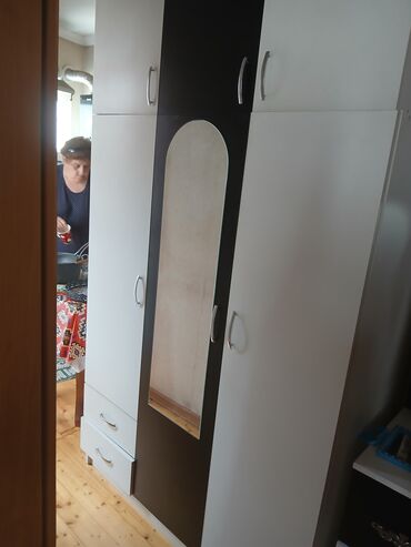 şkaf paltar: Açılan, 6 qapı Düz dolab, Qarderob, paltar dolabı