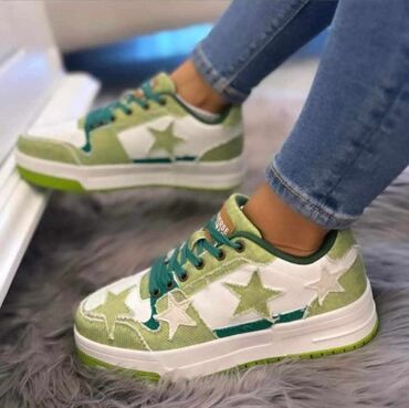 cloud patike: 41, color - Green