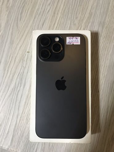 купить чехол для телефона: IPhone 15 Pro Max, Колдонулган, 256 ГБ, Black Titanium, Заряддоочу түзүлүш, Коргоочу айнек, Каптама, 88 %