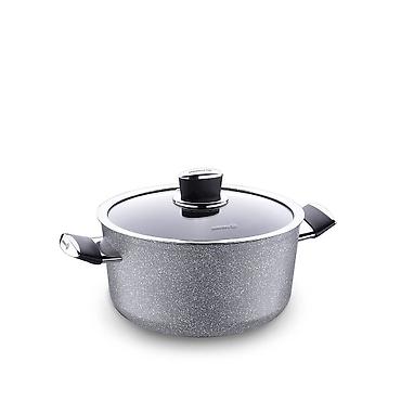 silikon: Qazan, rəng - Boz, Qranit, 5 l, 24 sm, Türkiyə — 2