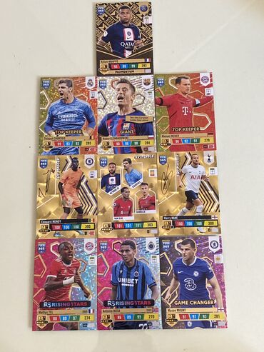 детские вещи от 0 до 1: Panini Adrenalyn XL 2023 Momentum MBAPPE-50manat Invincible-12manat