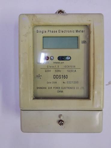 watt meter: Однофазный электронный счётчик электрической энергии DDS160 — 1