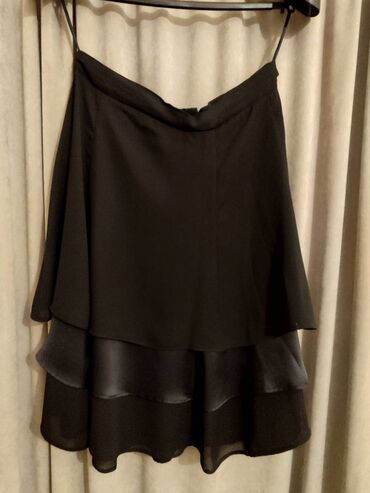 elegant suknja: XL (EU 42), Mini, bоја - Crna