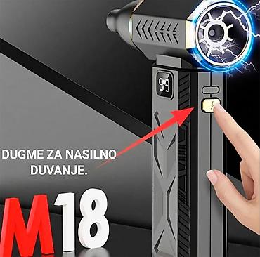 Ostali akumulatorski alati: Nova turbo duvaljka 2 u 1 može da duva i usisava. Ima pet brzina — 12