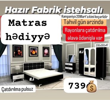 yeni mebel: Yataq desti