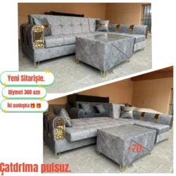 Sifarişlə divanlar: Künc divan, Qonaq otağı üçün, Vеlur parça, Bazalı, Açılan, Kitab — 11