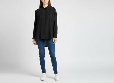 koszula w paski stradivarius: Stradivarius, Women`s shirt, size L