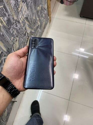 işlenmiş telefonların satışı: Xiaomi Redmi Note 9T, 64 GB, rəng - Göy, 
 İki sim kartlı