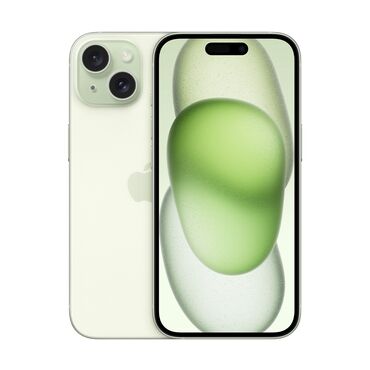 айфон кытай: IPhone 15, Колдонулган, 128 ГБ, Жашыл, Коргоочу айнек, Каптама, Куту, 89 %