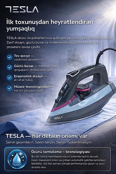 Ütülər və buxarlayıcılar: TESLA buxarlı ütü – ilk toxunuşdan heyrətləndirən yumşaqlıq - Tez — 1