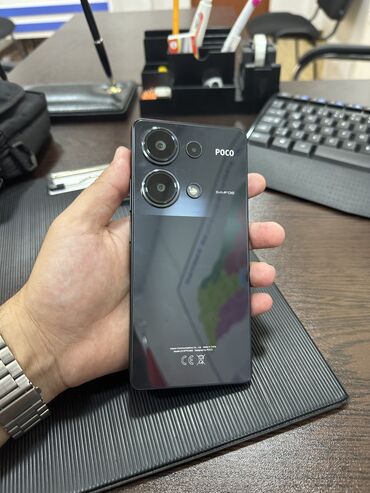 kreditlə telefonlar: Poco M6 Pro 5G, 512 GB, rəng - Qara, Zəmanət, Düyməli, Sensor