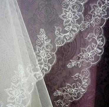 Свадебные аксессуары: Свадебный аксессуар, Фата, Новый, цвет - Айвори — 4