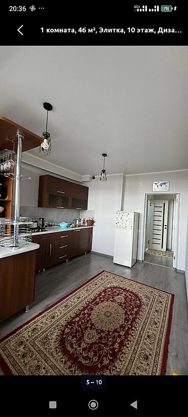 Продажа квартир: 1 комната, 46 м², Элитка, 10 этаж, Евроремонт — 12