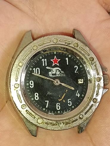 Aksesuarlar: Sovet istehsalı mexaniki qol saatı – “Vostok Komandirskie” Şüşəsi — 1