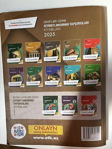tar satılır: Məhsul: “Tarix – Test Toplusu 2025”, II hissə Yenidir, içərisində — 2