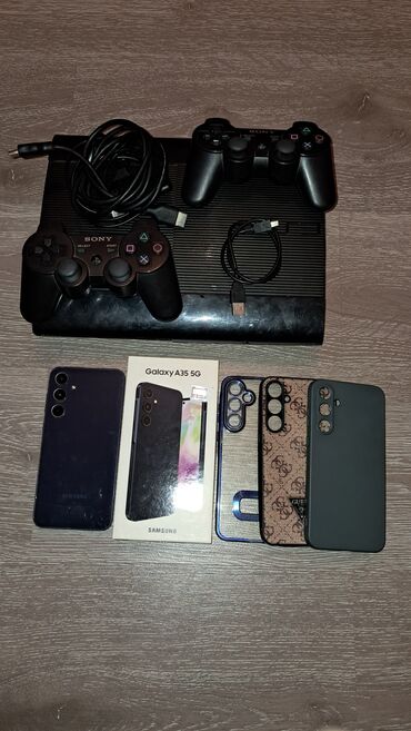 sari tukler ucun lazer: Samsung Galaxy A35, 256 GB, rəng - Göy, Barmaq izi