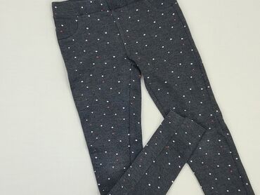 czarne spodnie z wysokim stanem szerokie nogawki: Leggings for kids, Little kids, 9 years, 128/134, condition - Good