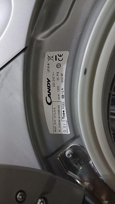 skull candy: Candy GO4 1274 L/S önyükləməli paltaryuyan maşın - Yük həcmi: 7 kq - — 3