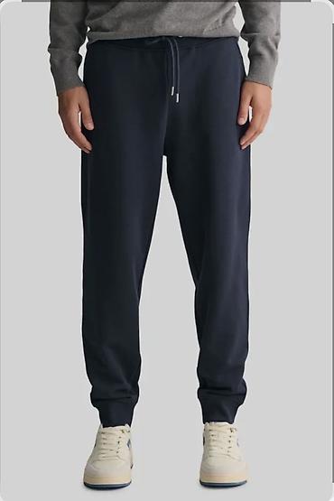 Брюки: НОВЫЕ!!! Брендовые спортивные брюки GANT Mixed Fabric Sweatpants — 1
