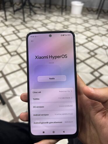 Redmi Note 12S, 256 GB, rəng - Qara, Barmaq izi, İki sim kartlı, Face ID