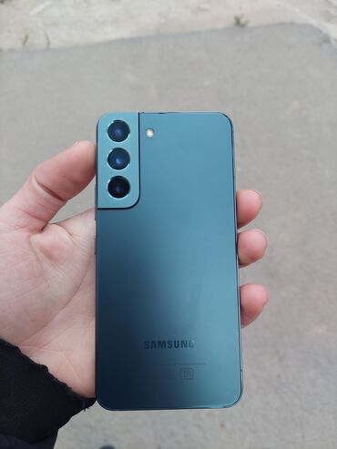 Samsung: Samsung Galaxy S22 5G, 128 GB, rəng - Boz, Barmaq izi, Simsiz şarj, İki sim kartlı — 1