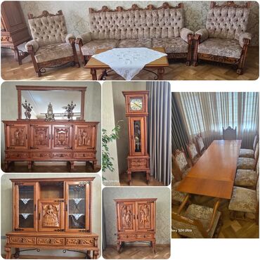 Yataq otağı dəstləri: Yeni, Jurnal masası, Komod, Masa və oturacaqlar