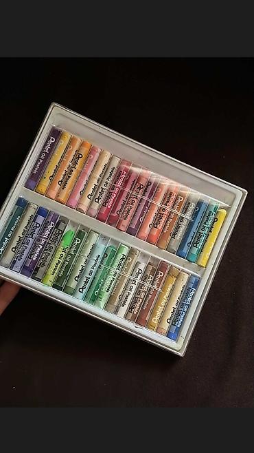 gilan pastellik parcalar: Pentel Arts yağlı pastellər – 36 rəngli dəst
1 dəfə istifadə edilib — 2