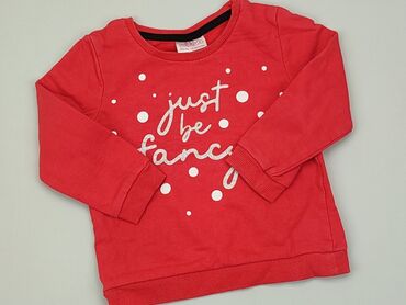 sweterek czerwony: Sweterek, So cute, 1.5-2 lat, 86-92 cm, stan - Idealny