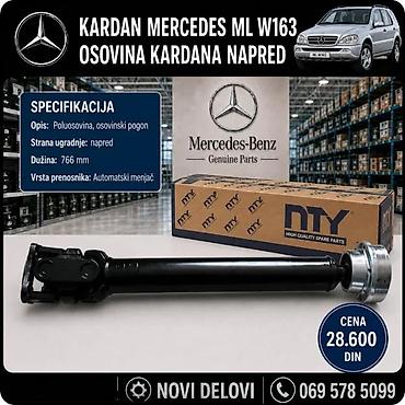 Prenosni sistem: NOSAC KARDANA LEZAJ KOMPLETAN MERCEDES ML W163 5GOD | Nosac kardana — 3